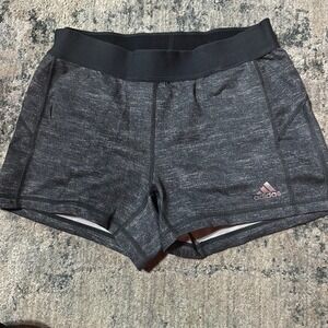 Adidas Techfit Womens Shorts Medium Compression ClimaLite Athletic Gray Sz L